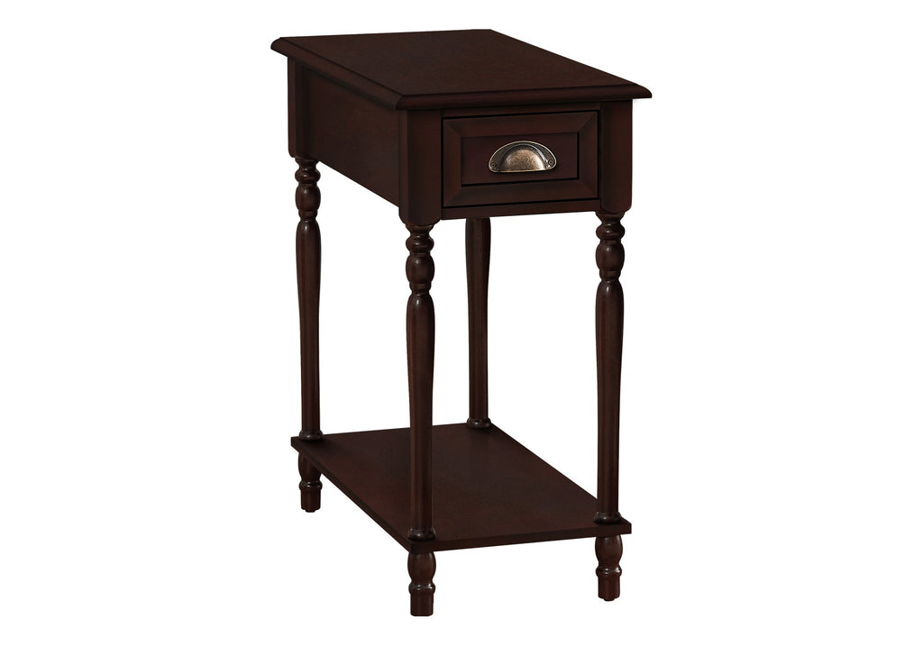 2 Tier Accent Table with Storage Drawer