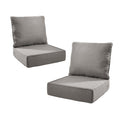 6-Inch Thick Outdoor Chair Cushion Set - 2 Pieces