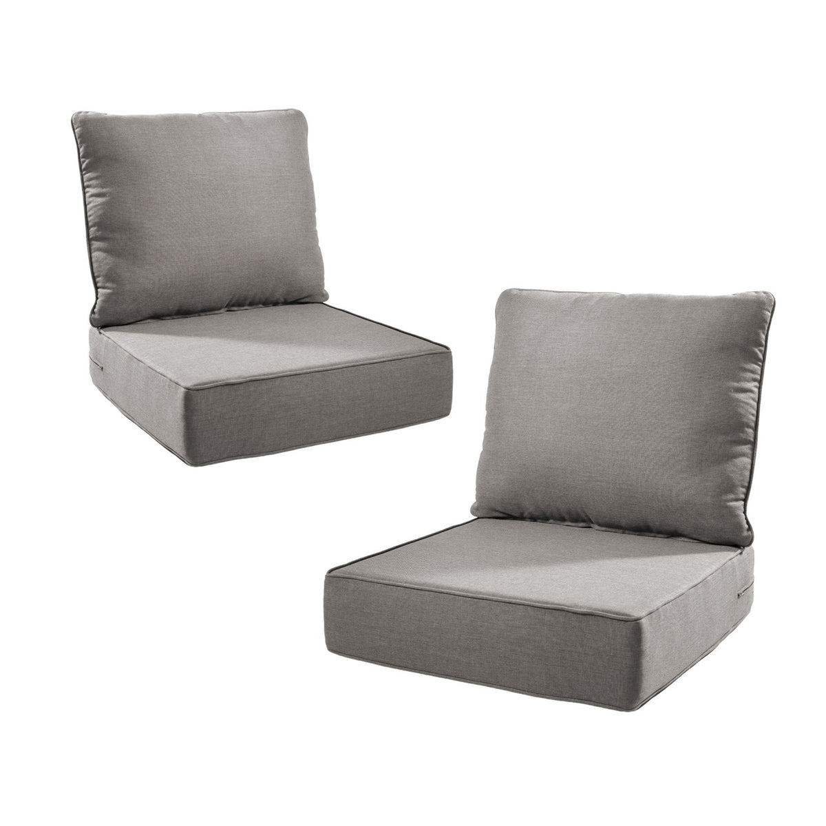 6-Inch Thick Outdoor Chair Cushion Set - 2 Pieces