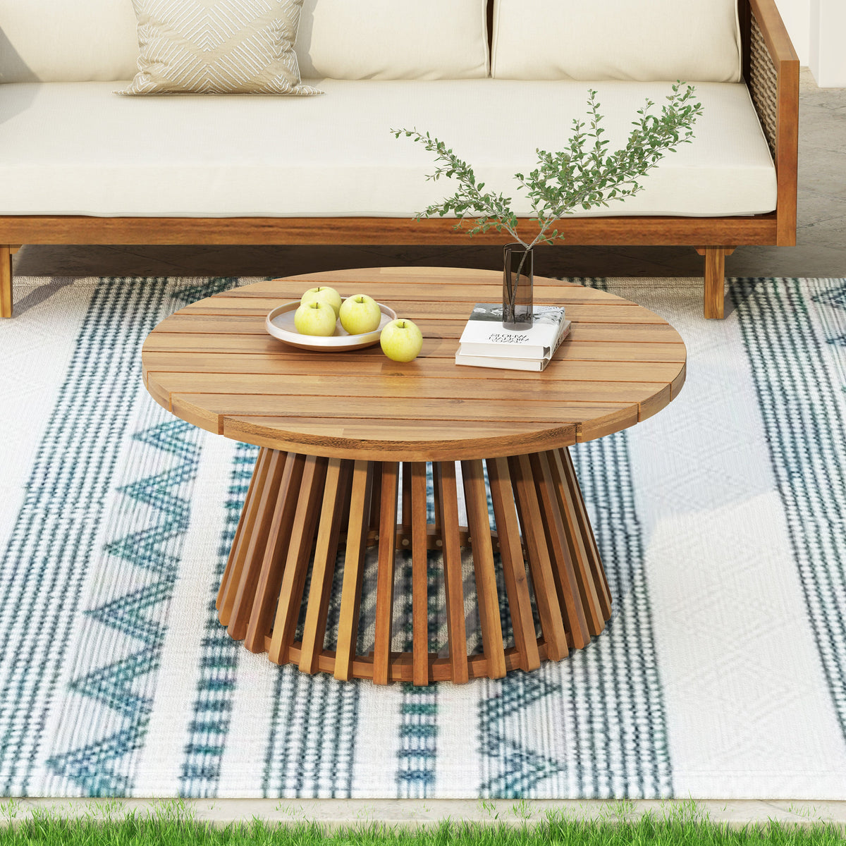 Acacia Wood Patio Furniture Set