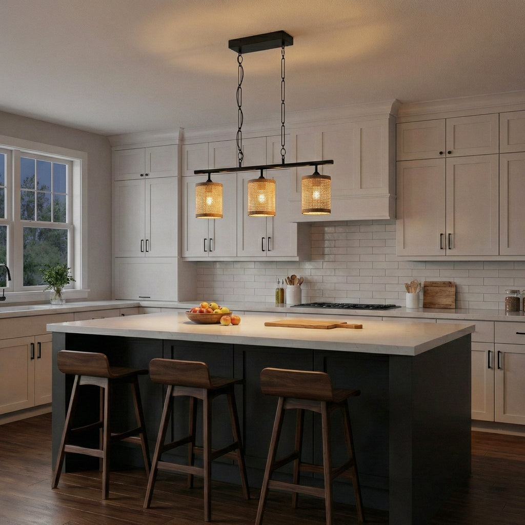 Elysian Three Lights Island Pendant Lamp