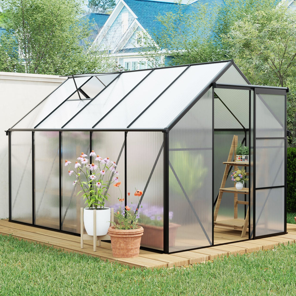 6x10 FT Polycarbonate Greenhouse