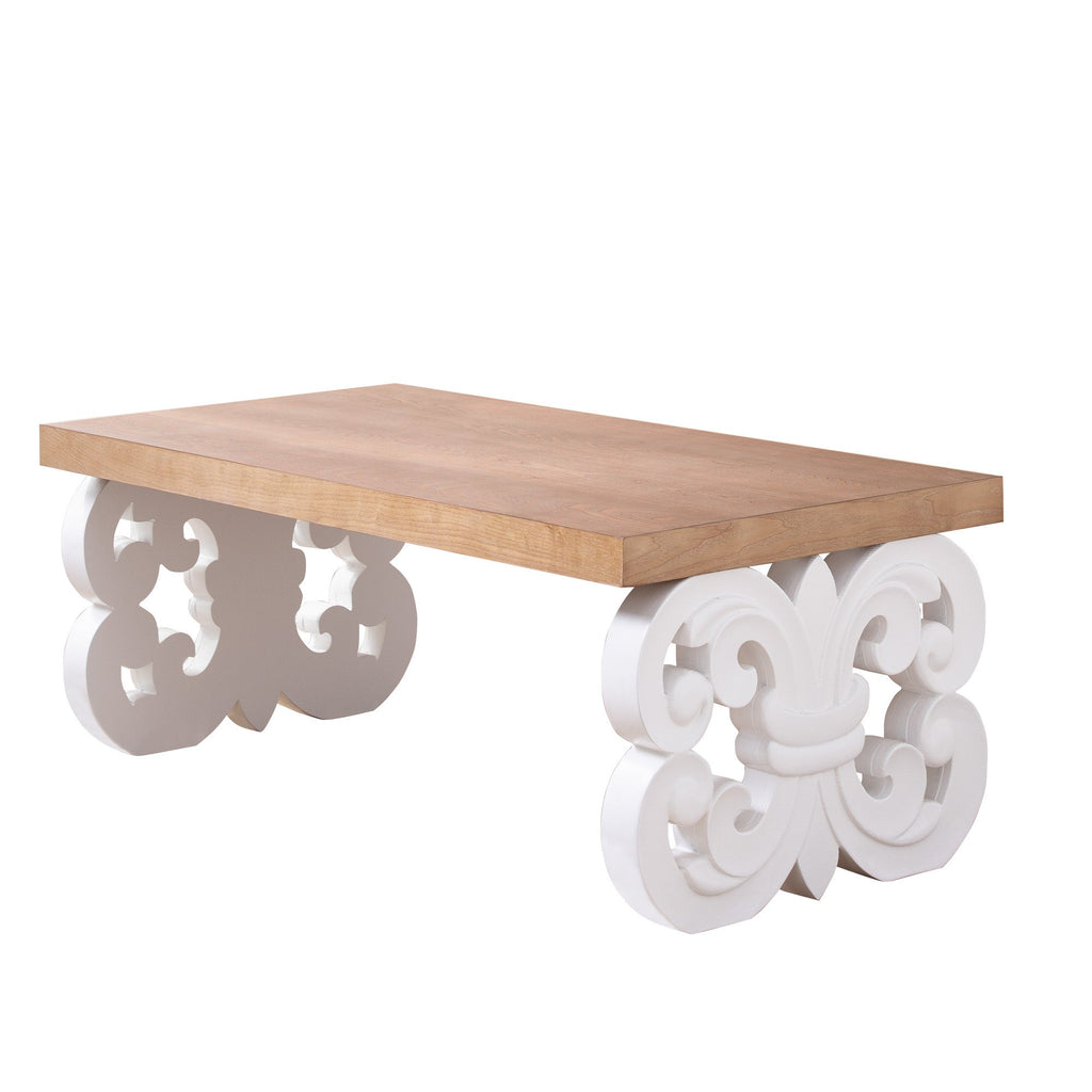 Ornate Wood Coffee Table