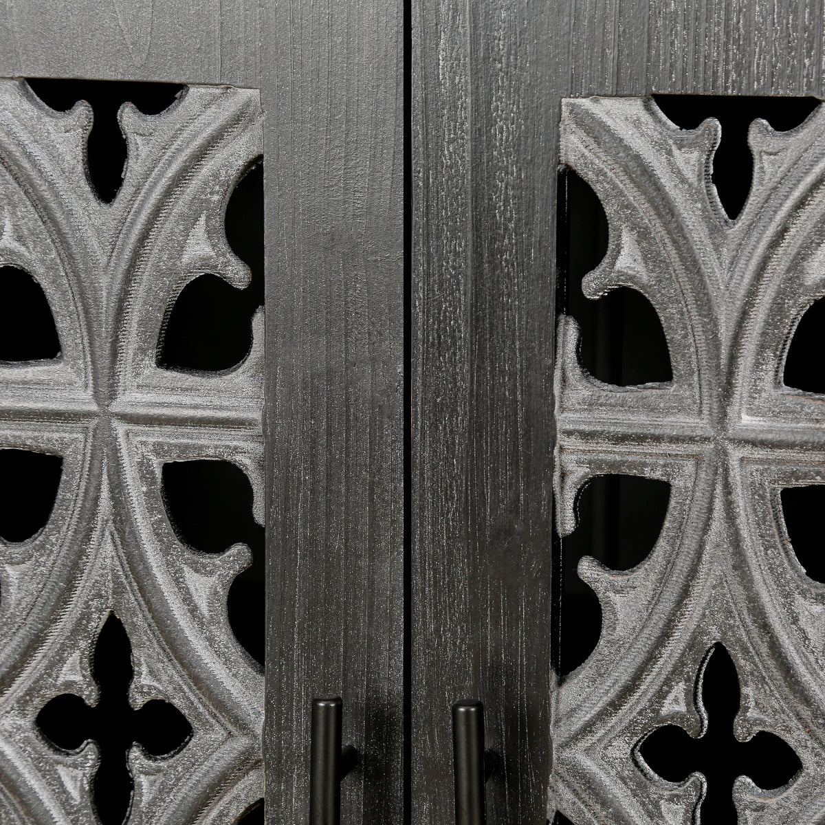 Hollow Four Door Antique Cabinet