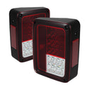 Spyder Jeep Wrangler 07-15 LED Tail Lights Red Clear ALT-YD-JWA07-LED-RC 5070401