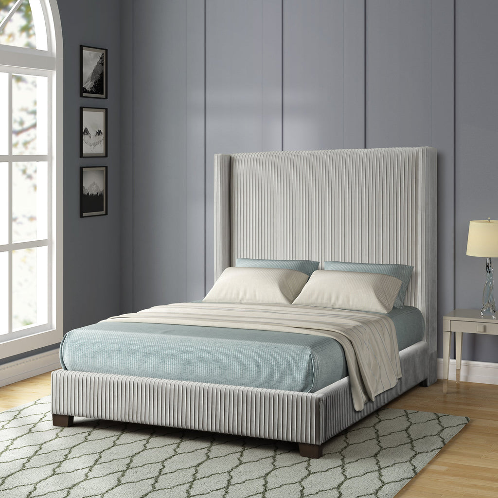 Queen Upholstered Bed in a Box