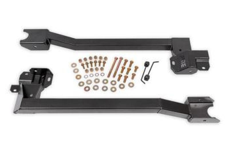 BMR Suspension BMR 74-81 GM 2nd Gen F-Body Bolt-On Subframe Connectors - Black Hammertone SFC321H
