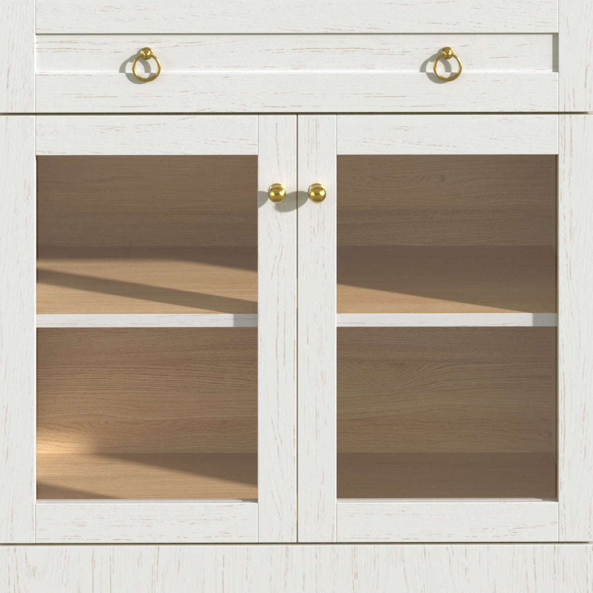 70" Tall Arched Bar Cabinet