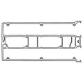 Cometic Gasket Cometic Ford EAO Cosworth YB .060in AFM Valve Cover Gasket - Late Engines C4636