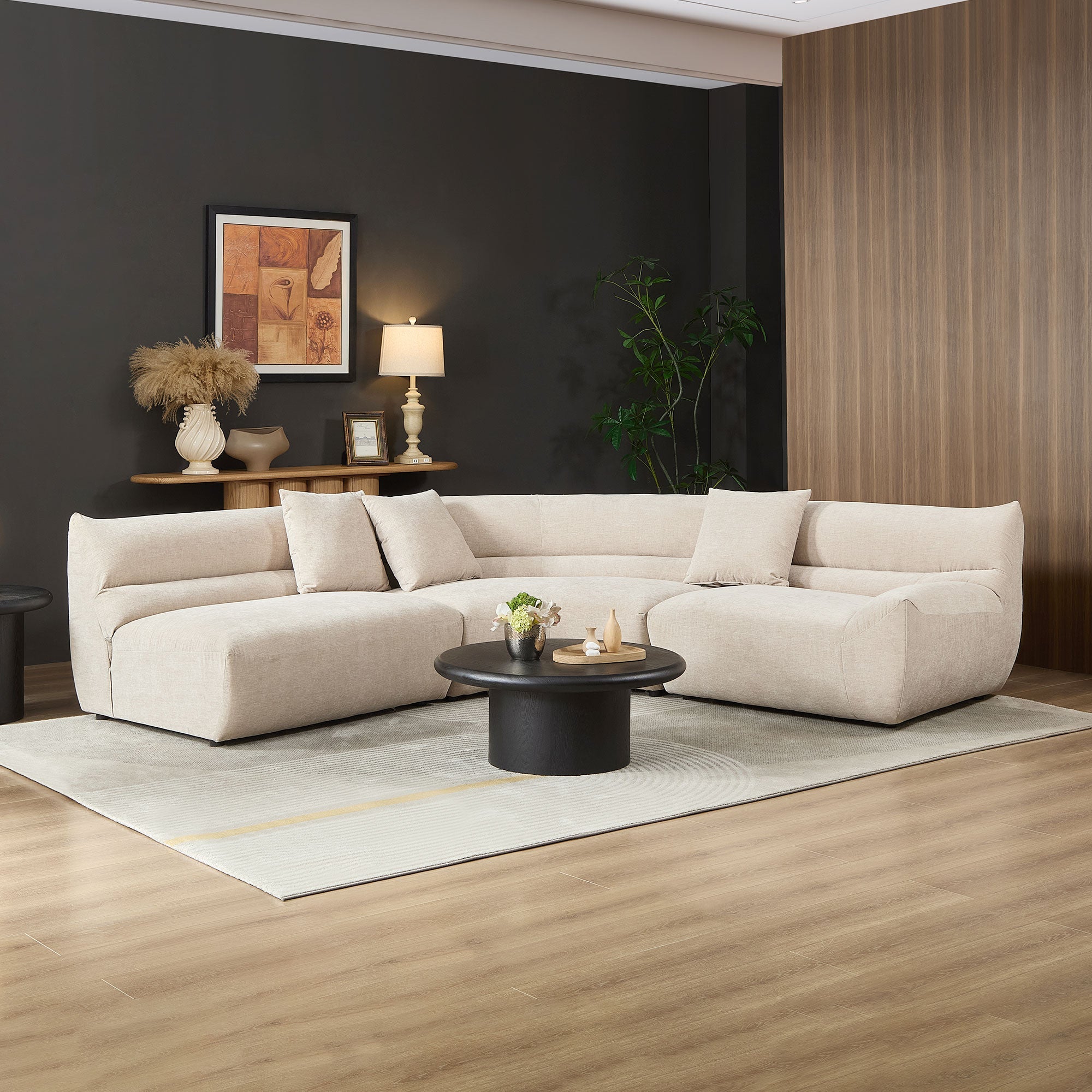 Modular Curved Sectional Sofa