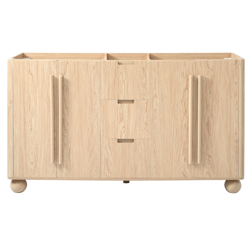 58.3" Bathroom Vanity Cabinet Only Without Vanity Top