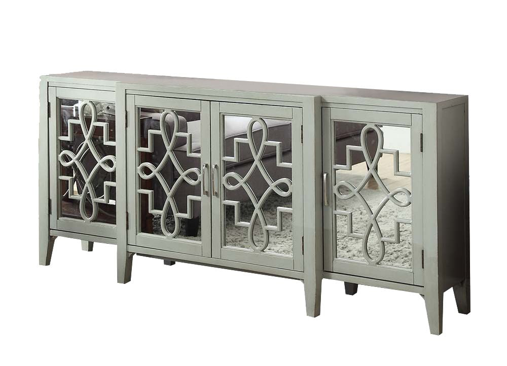 Kacia Antique 4 Door Storage Cabinet