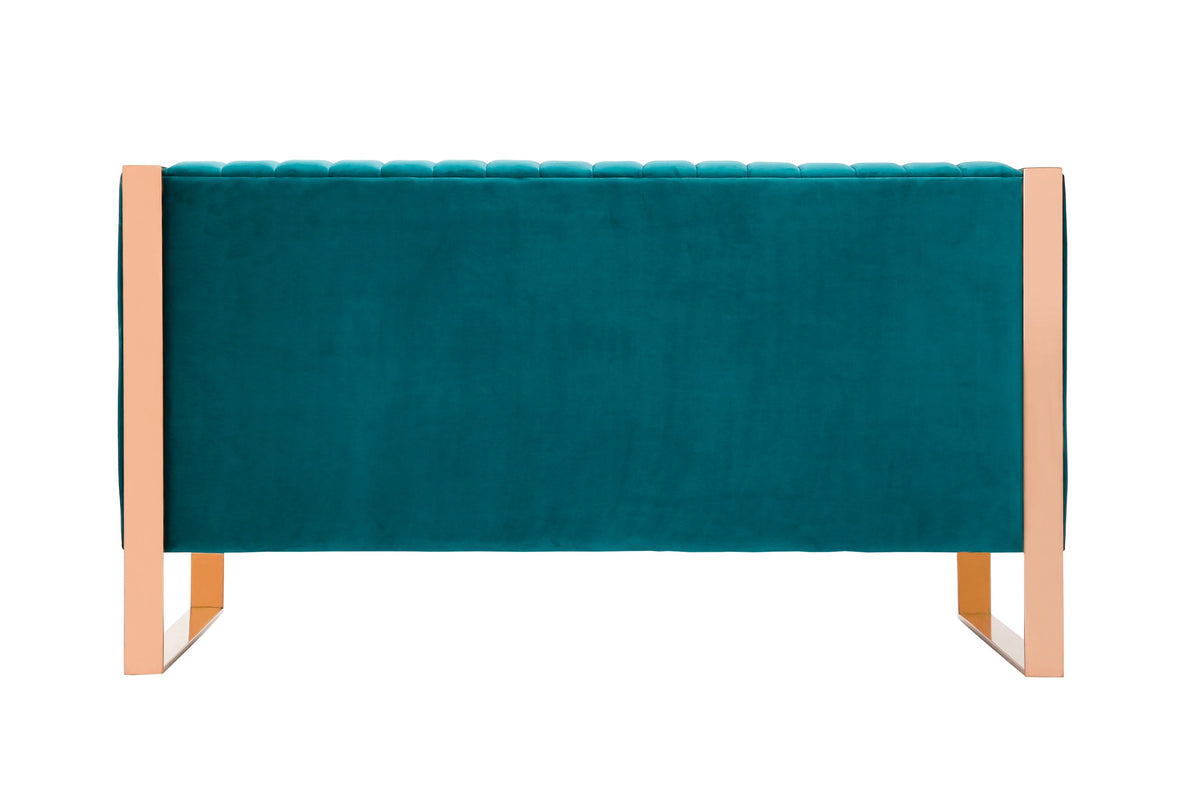 Trillium 57" Velvet Loveseat
