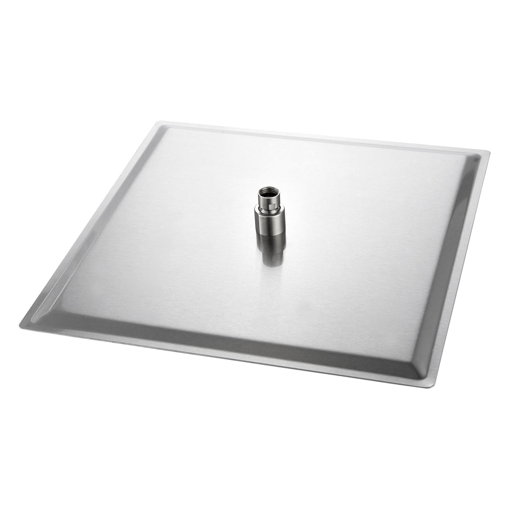 10" Square Rainfall Shower Head, Wall/Ceiling Mounted, Brushed Nickel