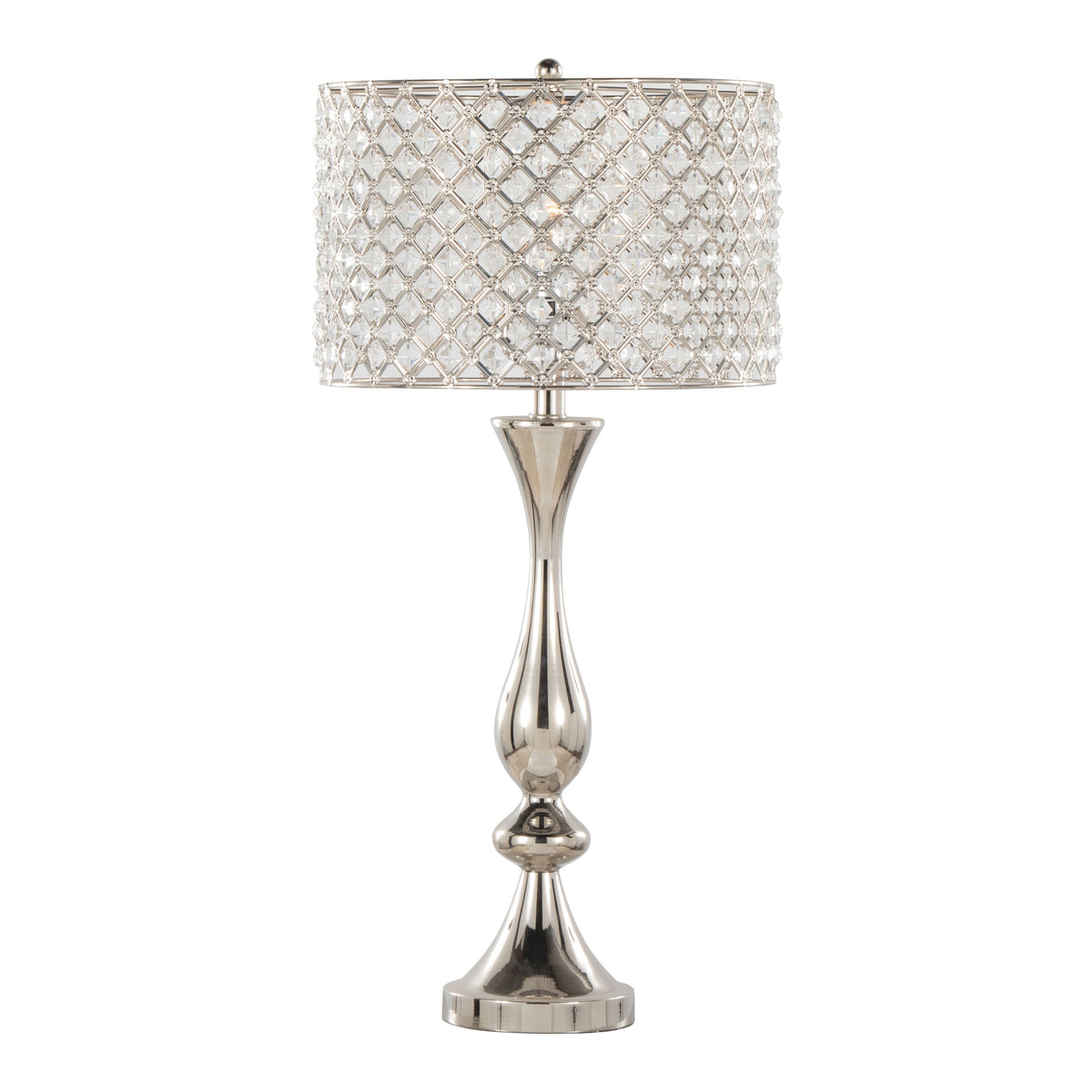 Topaz 27" Contemporary Metal Table Lamp