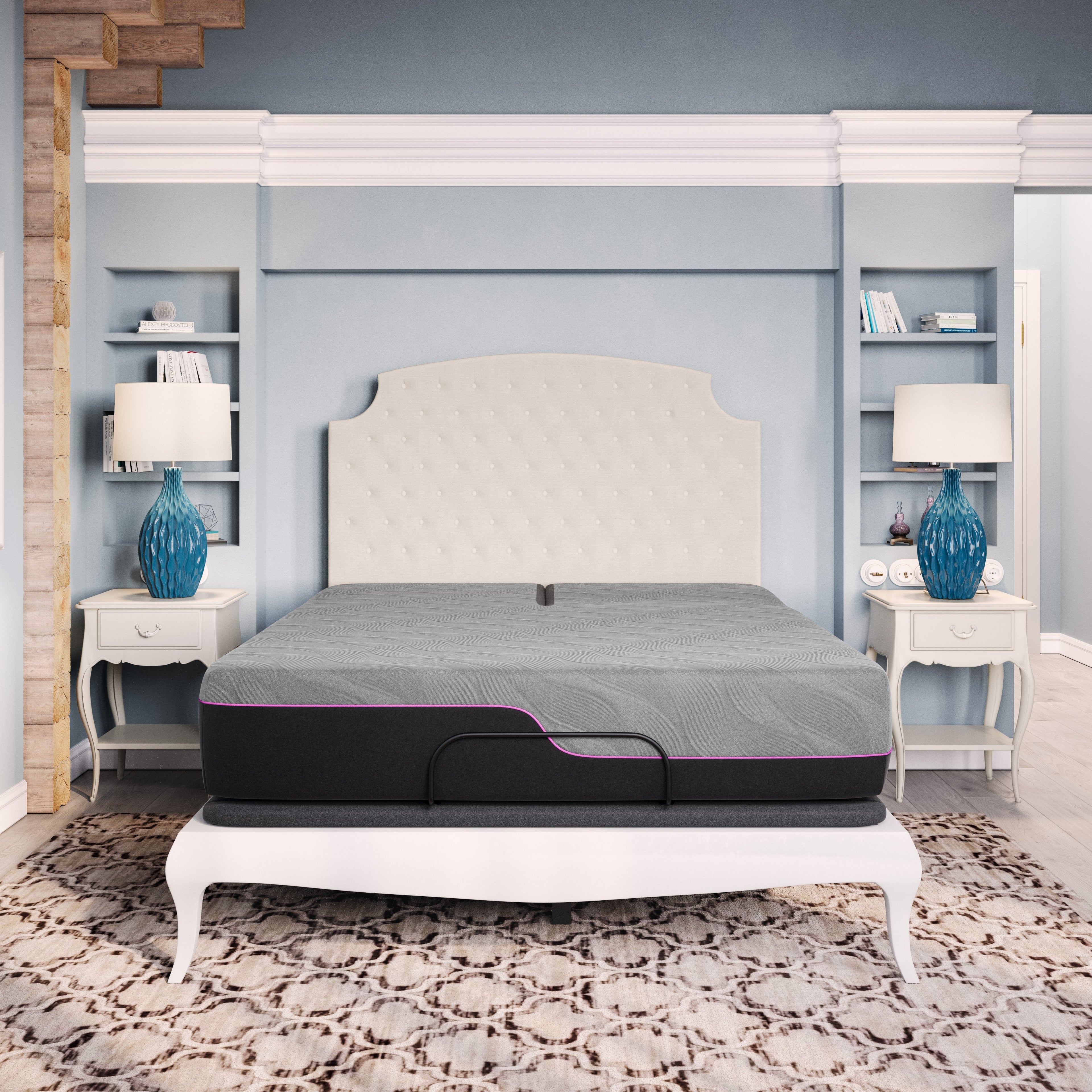 Bridgevine Home 11 Inch Renew Flex Head Cooling GelCare Memory Foam Mattress, Queen Size