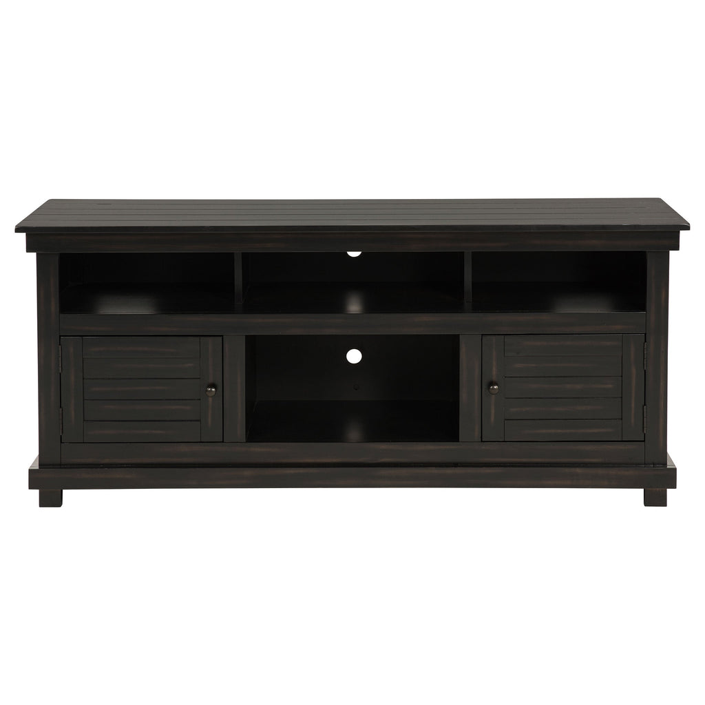 Castleton Distressed Java TV Stand Media Console