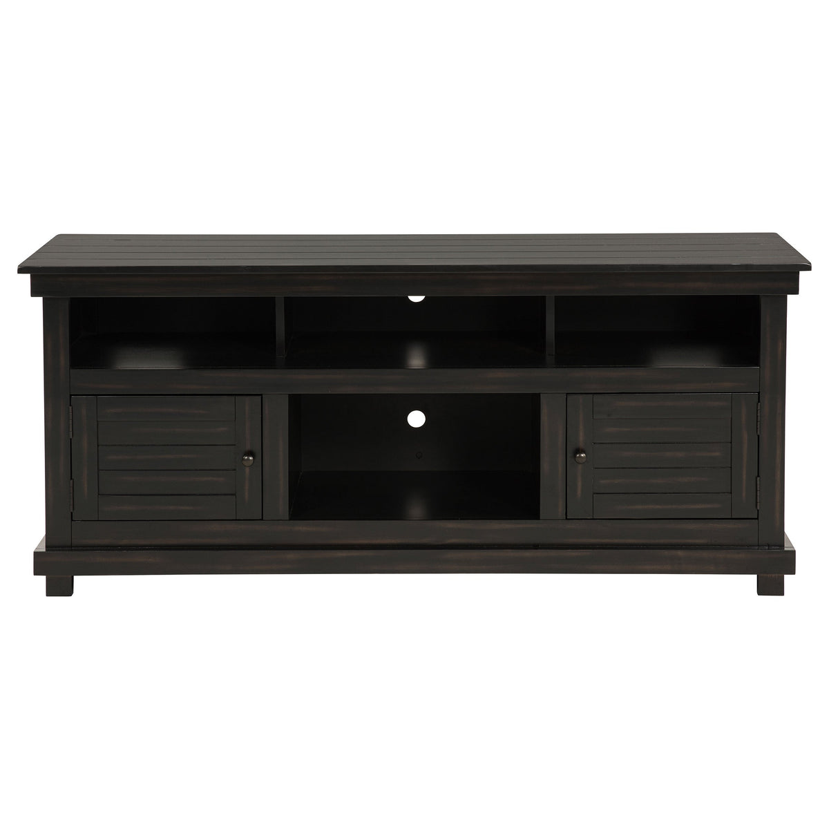 Castleton Distressed Java TV Stand Media Console