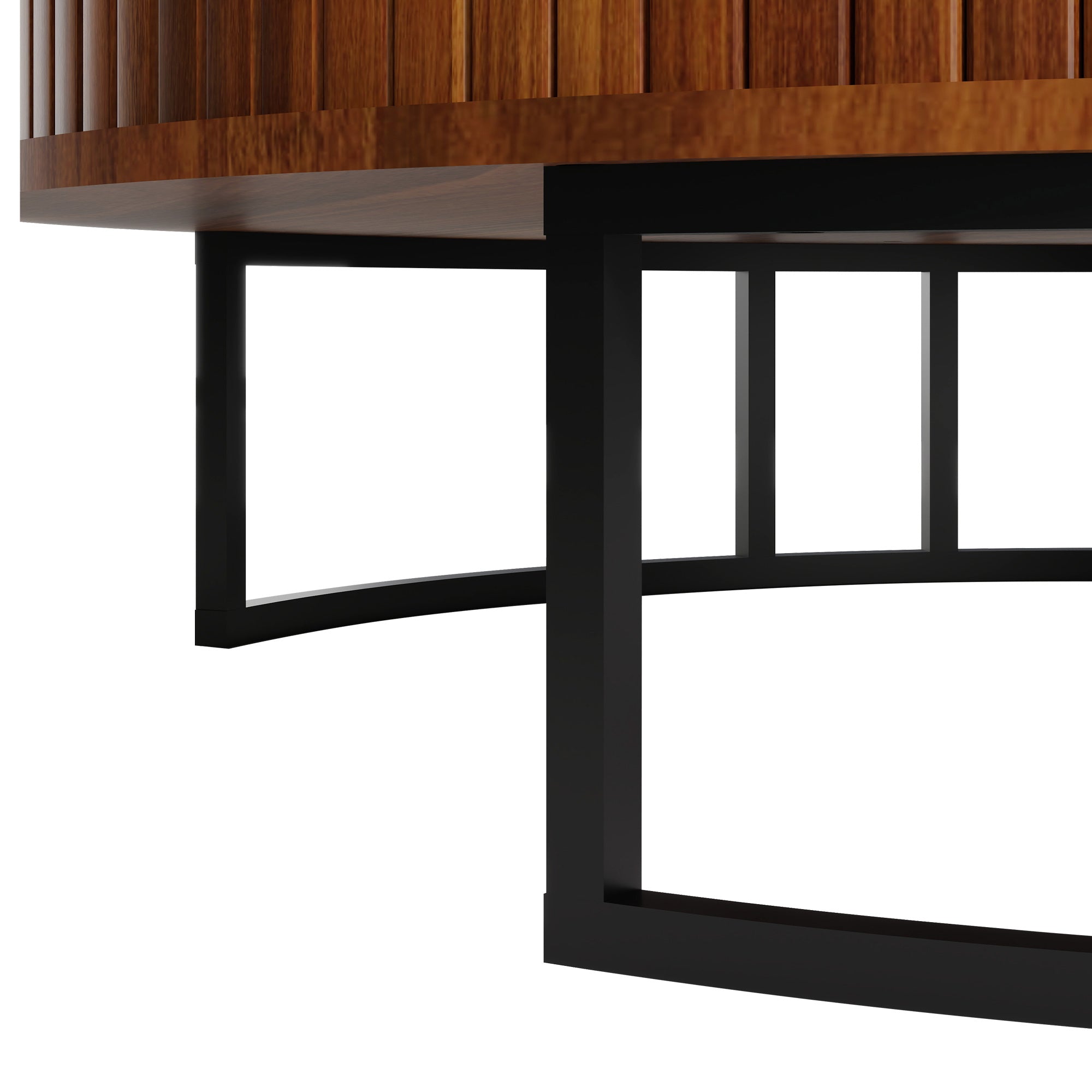 31.5" Round Coffee Table with Storage