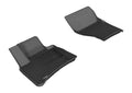 3D MAXpider 2011-2018 Porsche/Volkswagen Cayenne/Touareg Kagu 1st Row Floormat - Black L1PO01011509