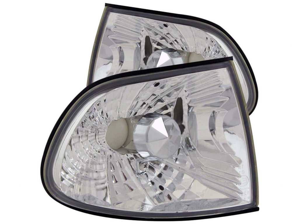 Anzo Corner Lights 1995-2001 BMW 7 Series E38 Euro Corner Lights Chrome