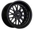 XXR 521 Wheel Black / Gold Rivets 18x10 +25 5x4.5,5x120
