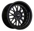 XXR 521 Wheel Black / Gold Rivets 18x8.5 +35 5x100,5x114.3
