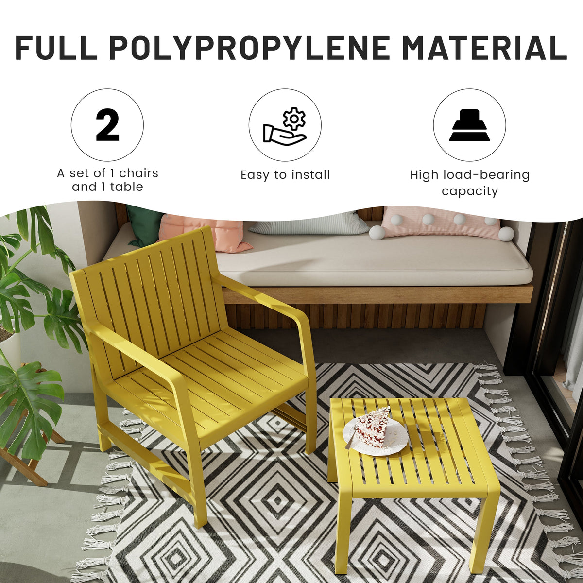 Summer 2-Piece Indoor/Outdoor Furniture Set