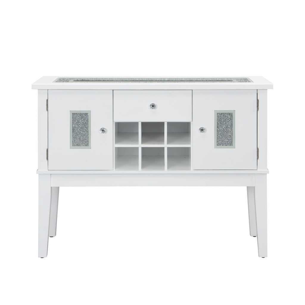 Elizaveta Faux Crystal Diamonds Sideboard