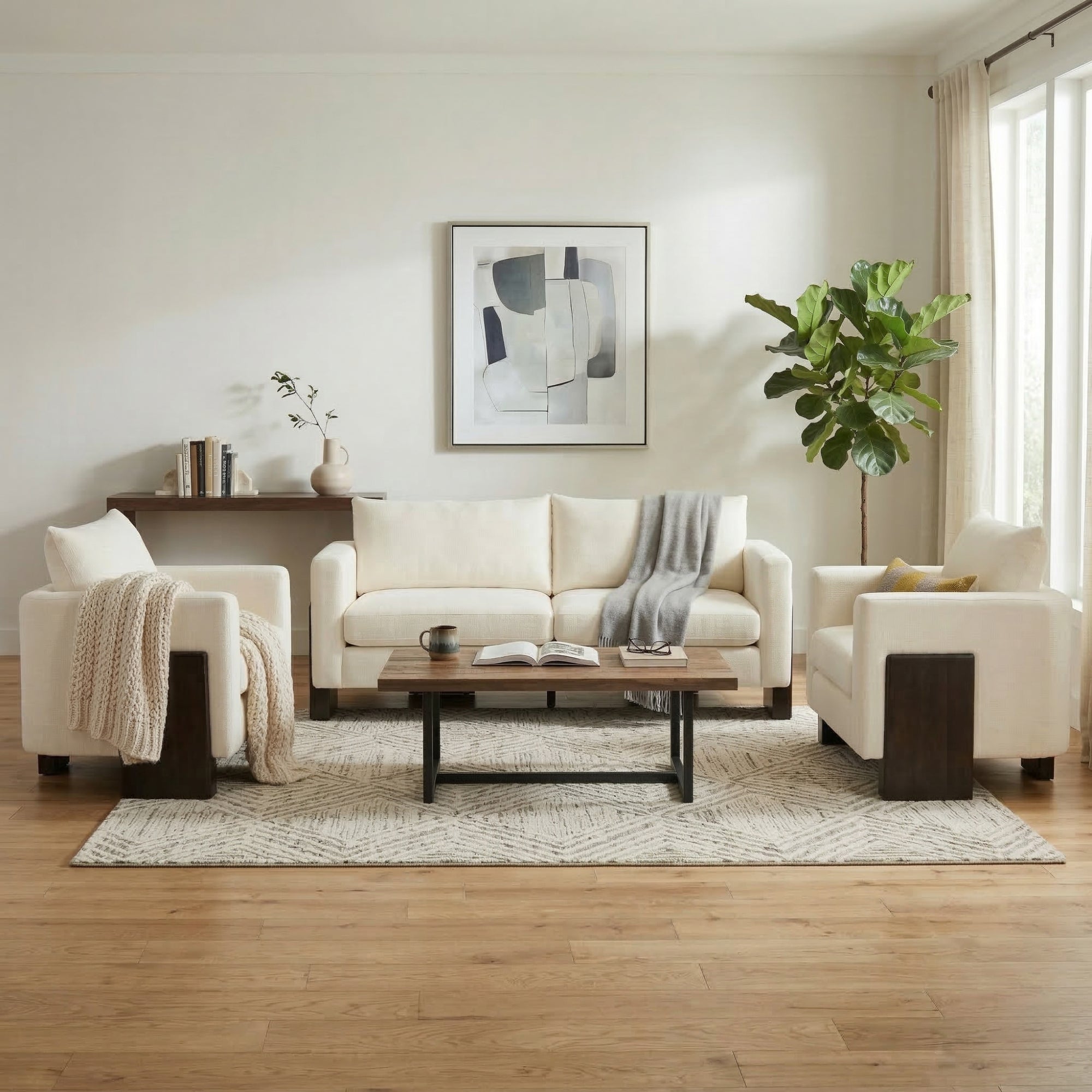 Cozy Sofa Set Oversized Comfy Cloud Sofa