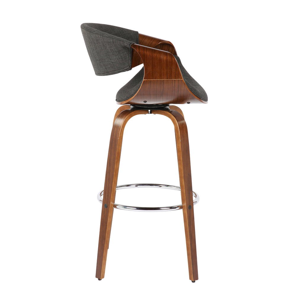 Mid-Century Modern Barstool Set of 2
