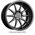 XXR 527D Wheel Chromium Black 18x9 +35 5x108