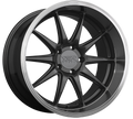 XXR 527D Wheel Graphite / Machined Lip 18x10.5 +20 5x4.5