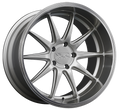 XXR 527D Wheel Silver / Machined Lip 20x9 +20 5x4.5