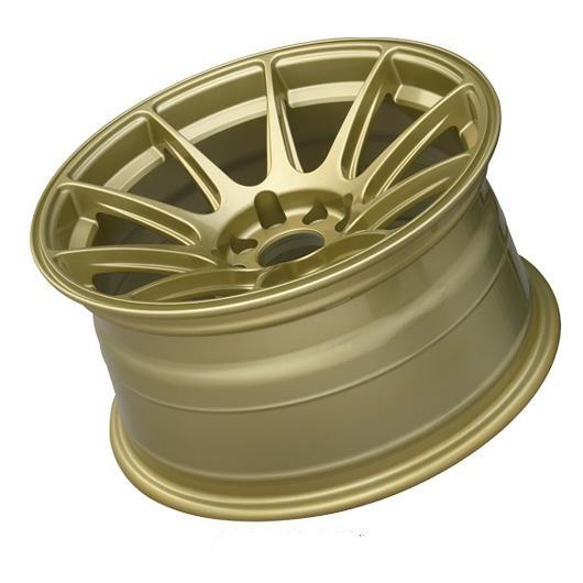 XXR 527 Wheel Gold 17x8.25 +25 4x100,4x114.3