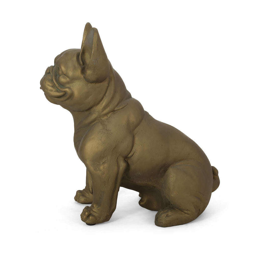 Dog Garden Sculpture - Outdoor French Bulldog Garden Statue