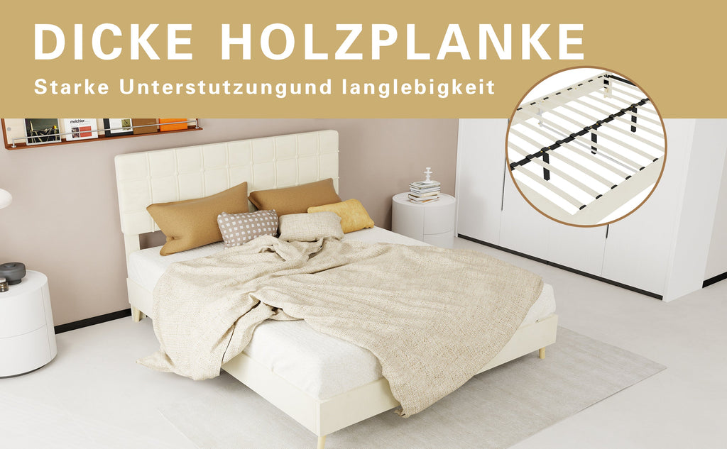 Modern Upholstered Bed Frame