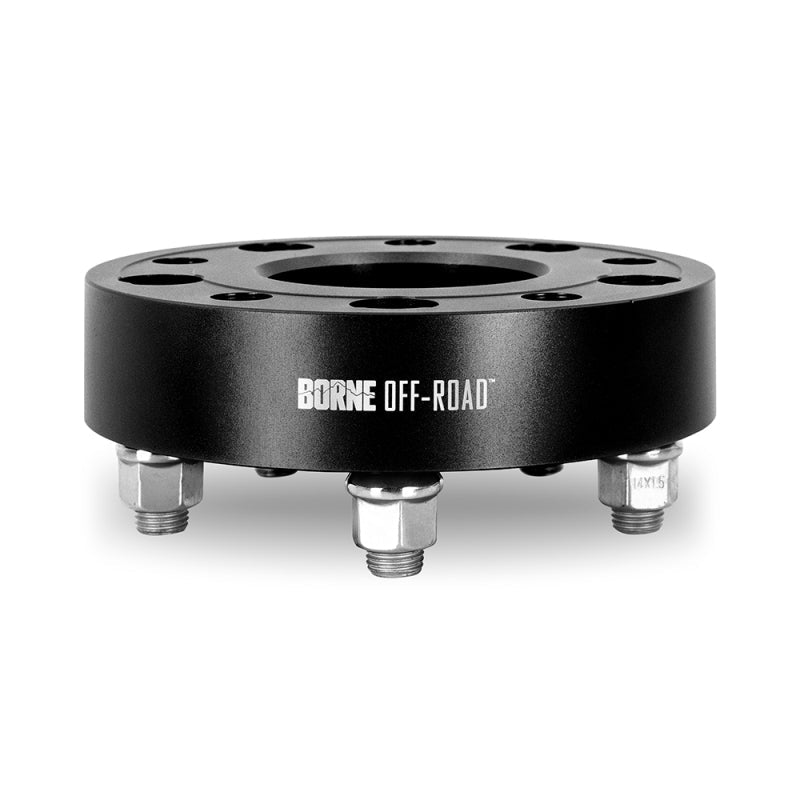 Borne Off-Road Wheel Spacers - 5x127 - 71.6 - 38.1mm - M14 - Black BNWS-003-381BK