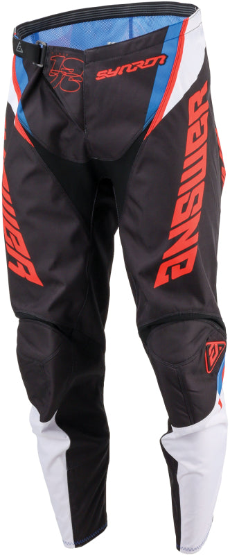 Answer 24 Syncron Envenom Pants Red/White/Blue Size - 34 442411