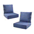 6" Thicker Outdoor Chair Cushion Set - 2 Pieces