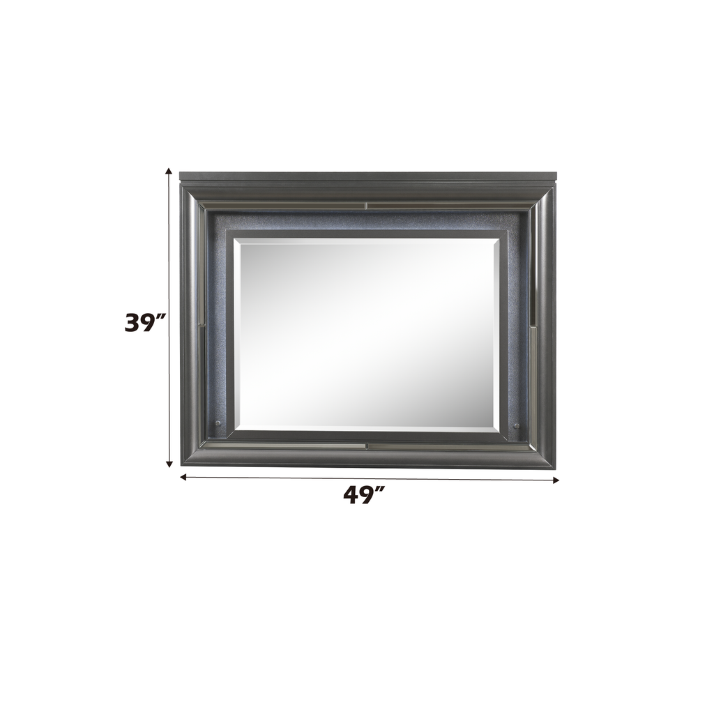 Sawyer Metallic Vanity & Dresser Mirror