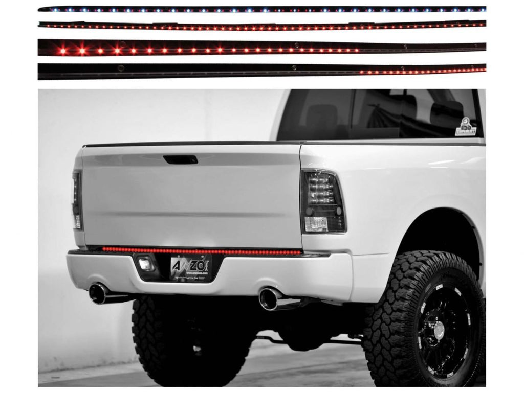Anzo LED Tailgate Bar Universal LED Tailgate Bar w/ Amber Scanning, 60in 6