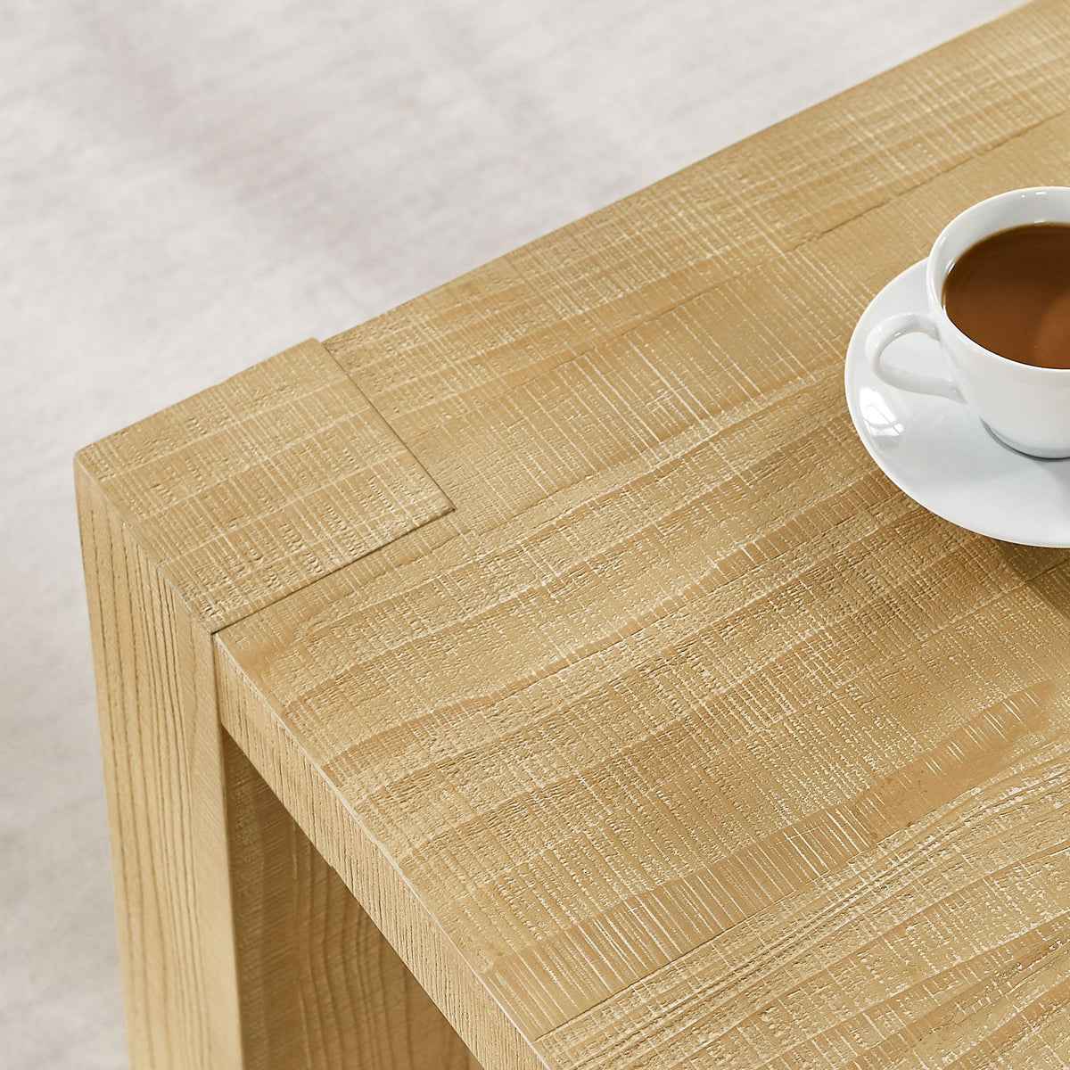 2-Piece Modern 2 Tier Rectangle Coffee Table Set