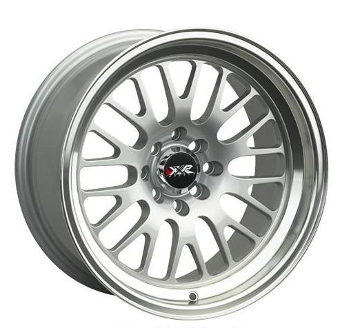 XXR 531 Wheel Hyper Silver / Machined Lip 15x8 +20 4x100,4x114.3