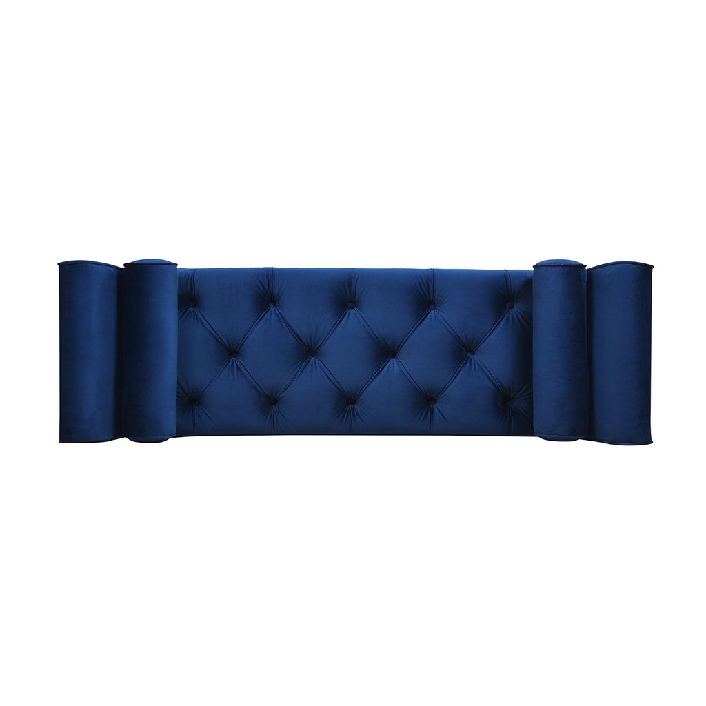 Alma Tufted Flared Arm Entryway Bench