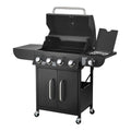 4 Burner Propane Gas Grill with Side Burner