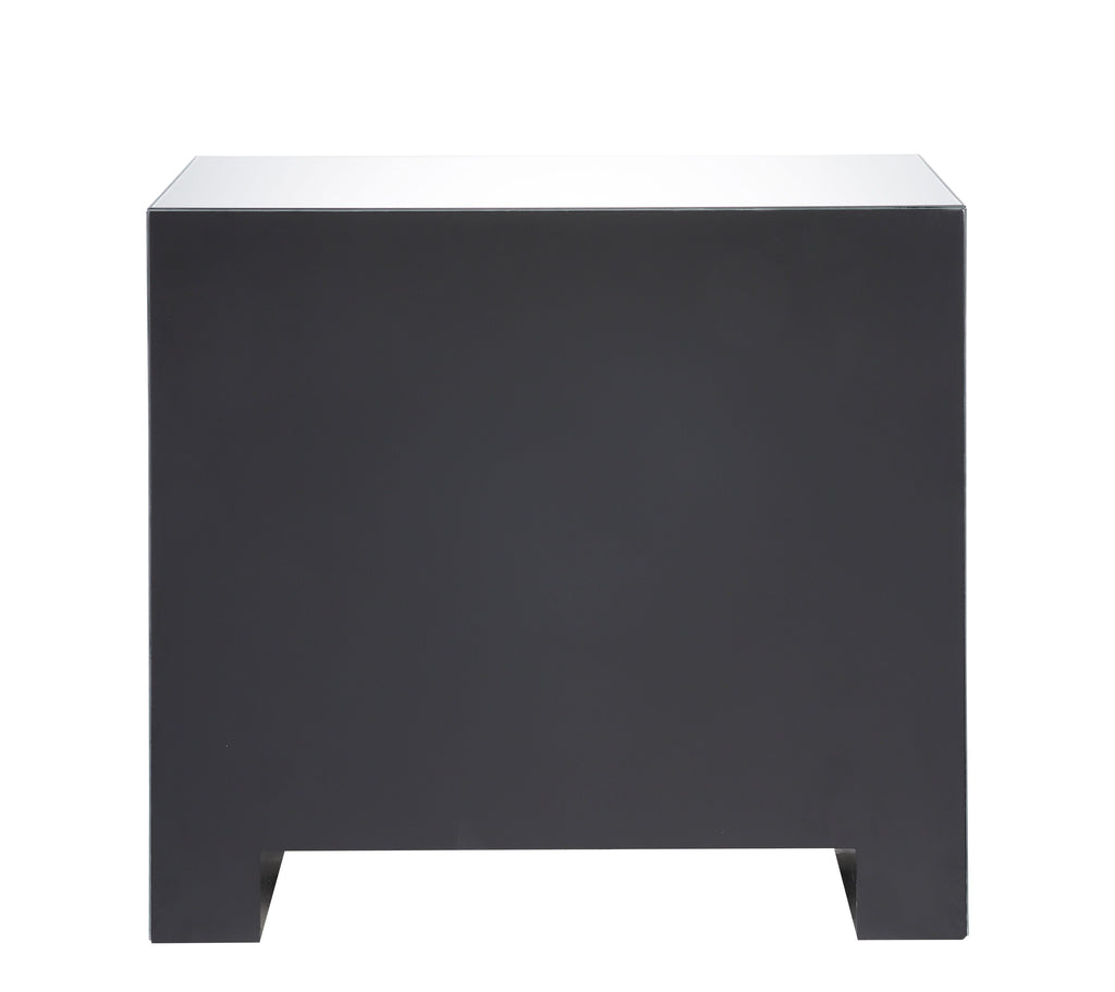 Sonia Mirrored & Faux Agate Console Cabinet