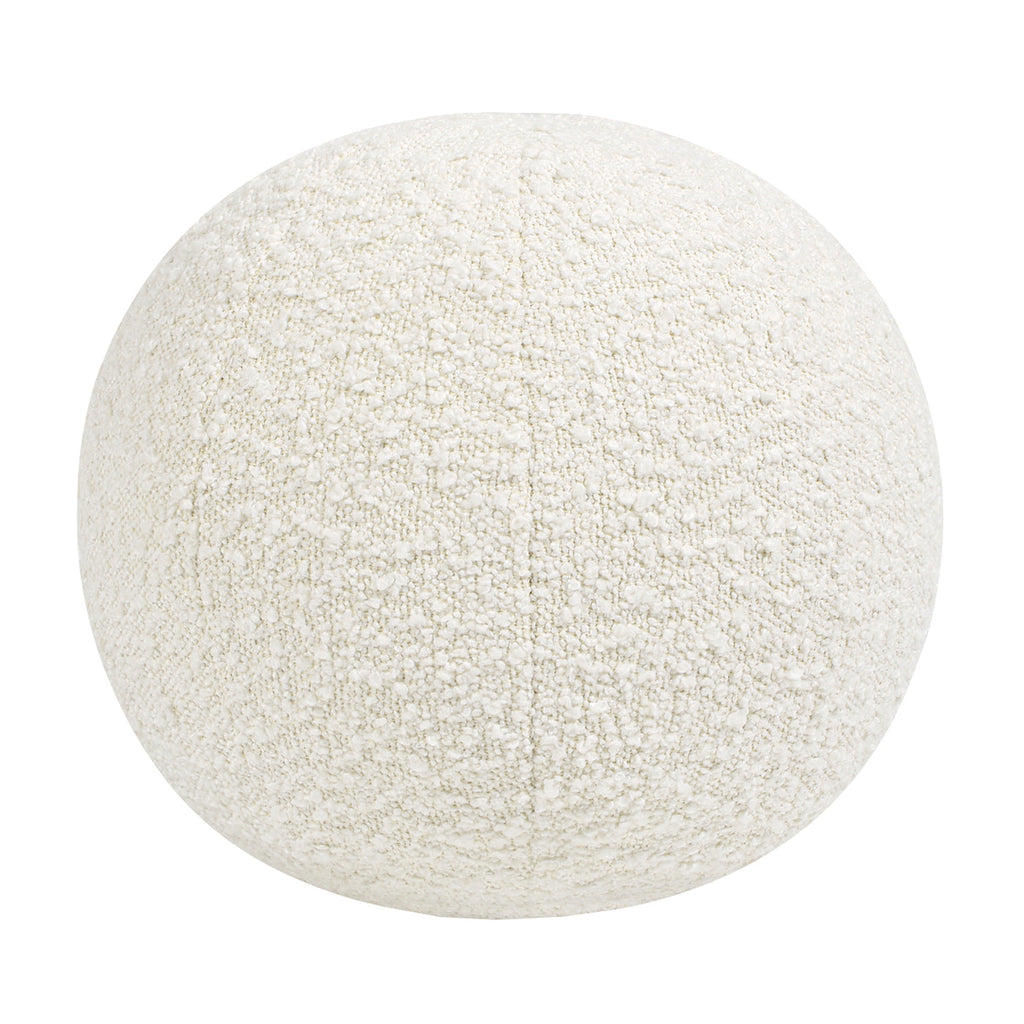 Luna 12" Round Sphere Accent Ball Throw Pillow