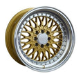 XXR 536 Wheel Hyper Gold / Machined Lip 16x8 +20 4x100,4x114.3
