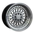 XXR 536 Wheel Hyper Silver / Machined Lip 15x8 +20 4x100,4x114.3